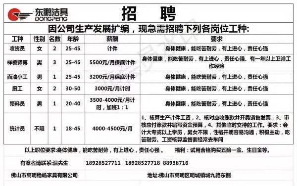 老范寨最新招聘信息全面解析